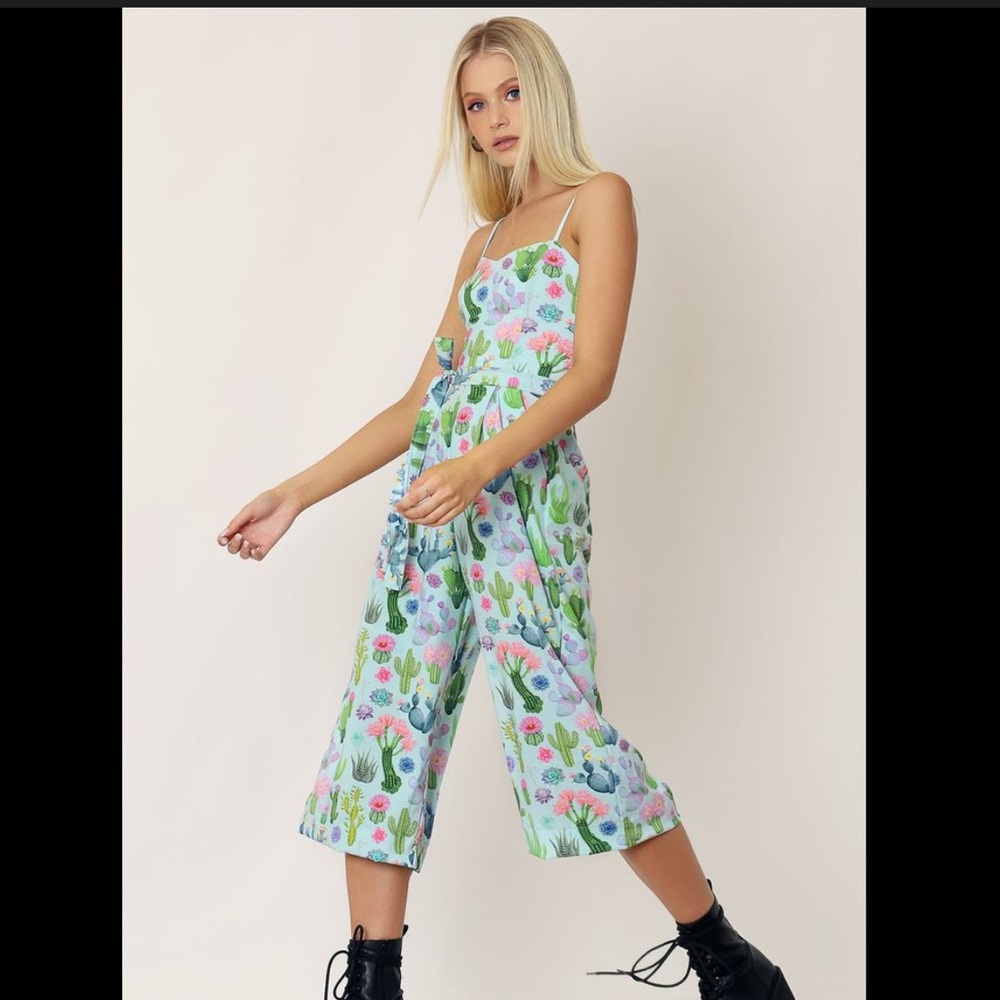 BlackMilk Crazy Plant Lady Lounge Jumpsuit